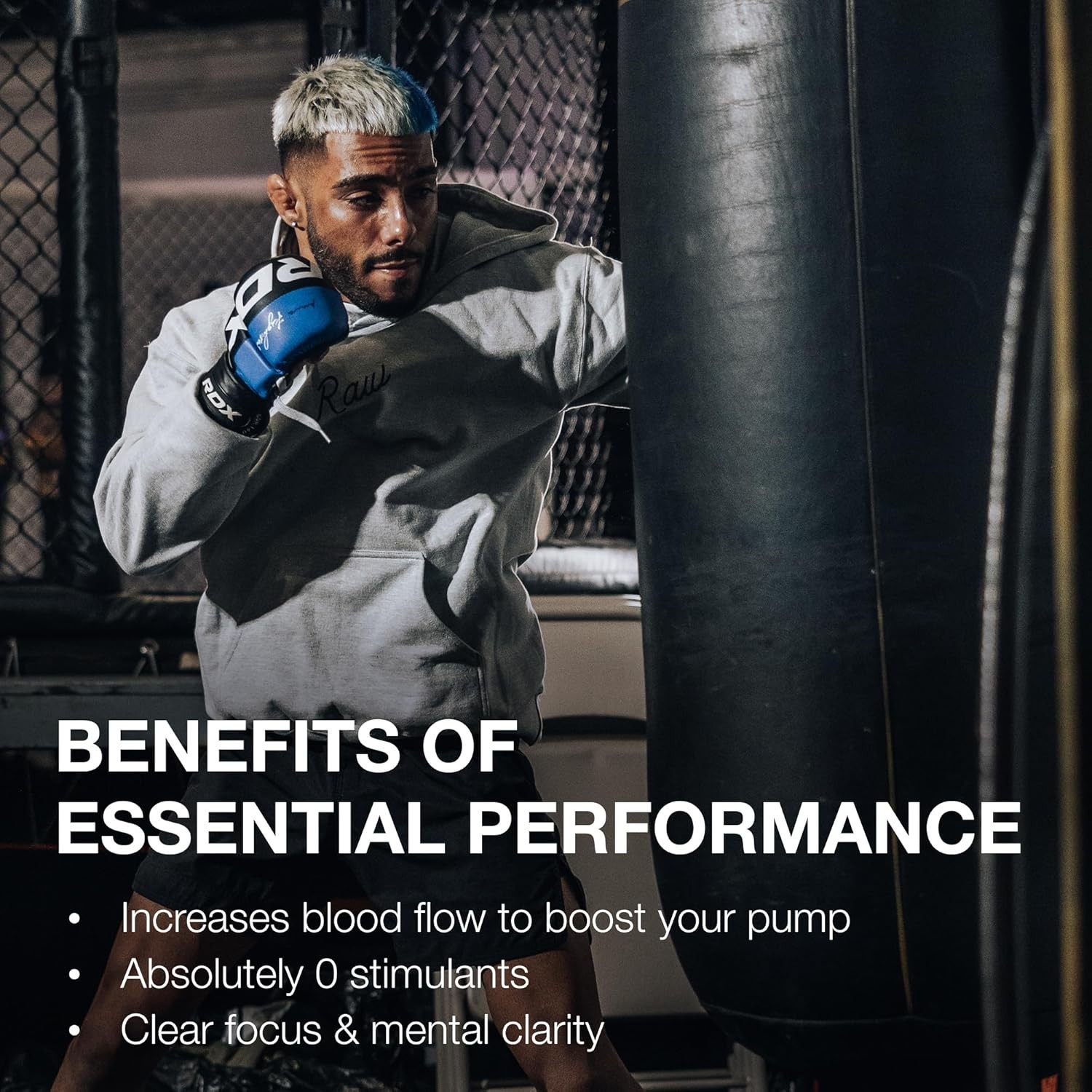Strawberry Kiwi Essential Performance Powder – Non-Stim Pre-Workout for Strength