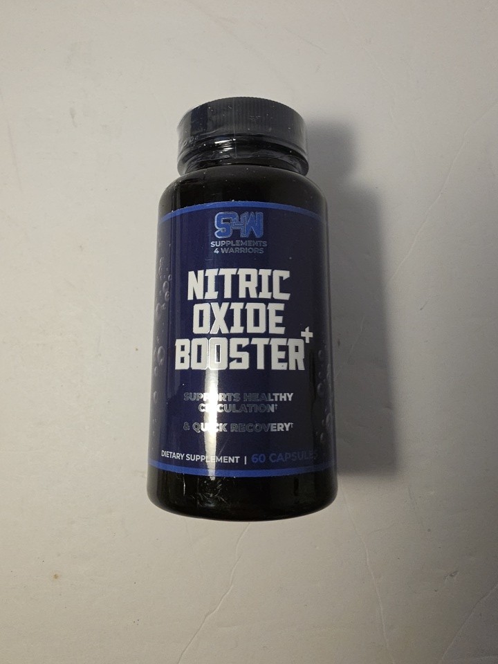 Supplements 4 Warriors Nitric Oxide Booster Supports Circulation 60 Capsules