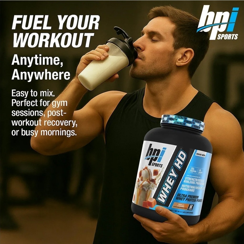 Bpi Sports Whey Hd Ultra Premium Protein Powder Isolate Vanilla/caramel 4.1 lbs