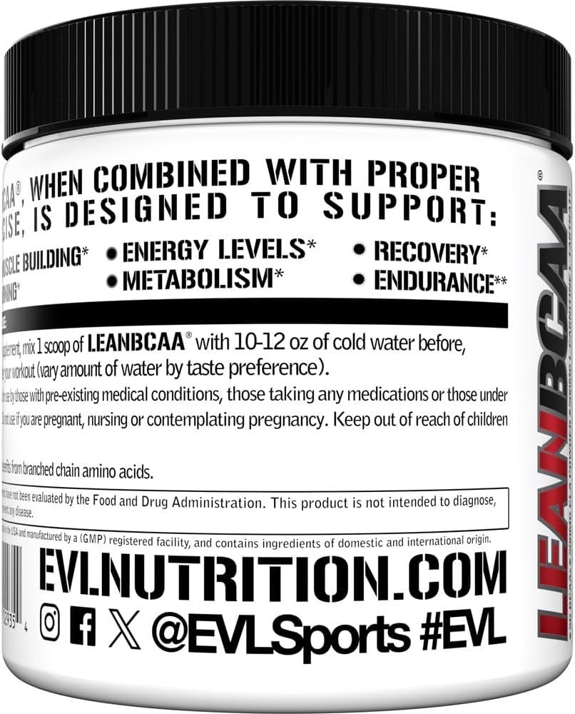 Weight Management BCAA Powder – Stimulant-Free with 2:1:1 Ratio, 30 Servings