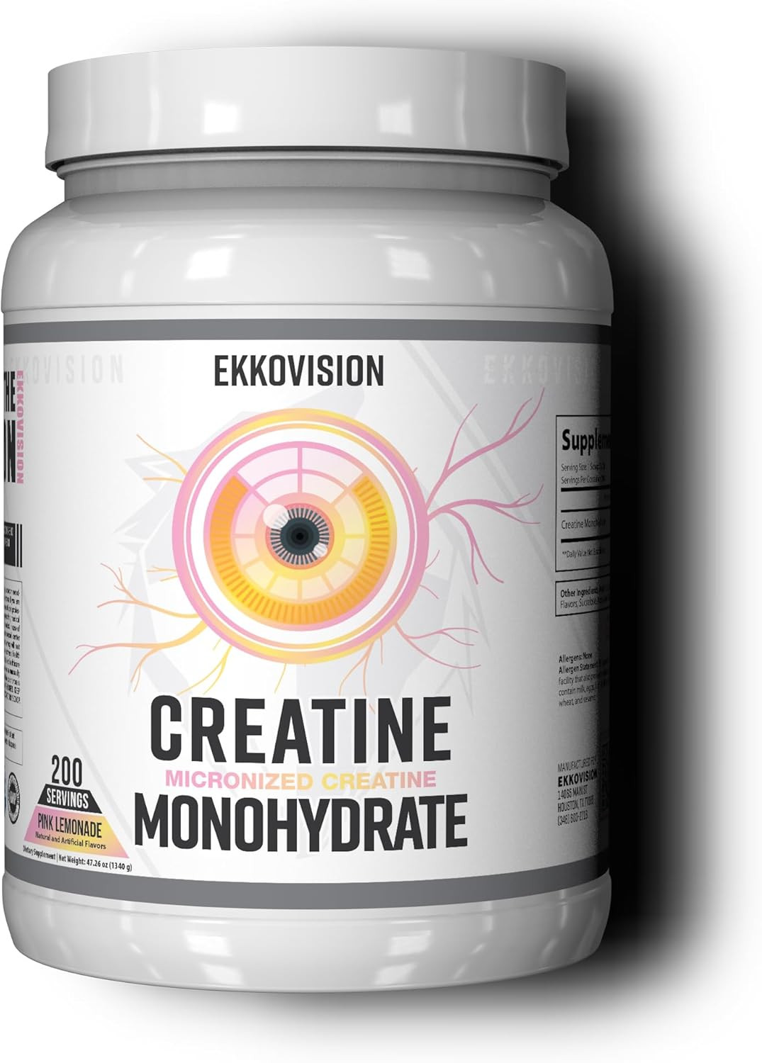 Micronized Creatine Monohydrate Powder, Unflavored, 100 Servings