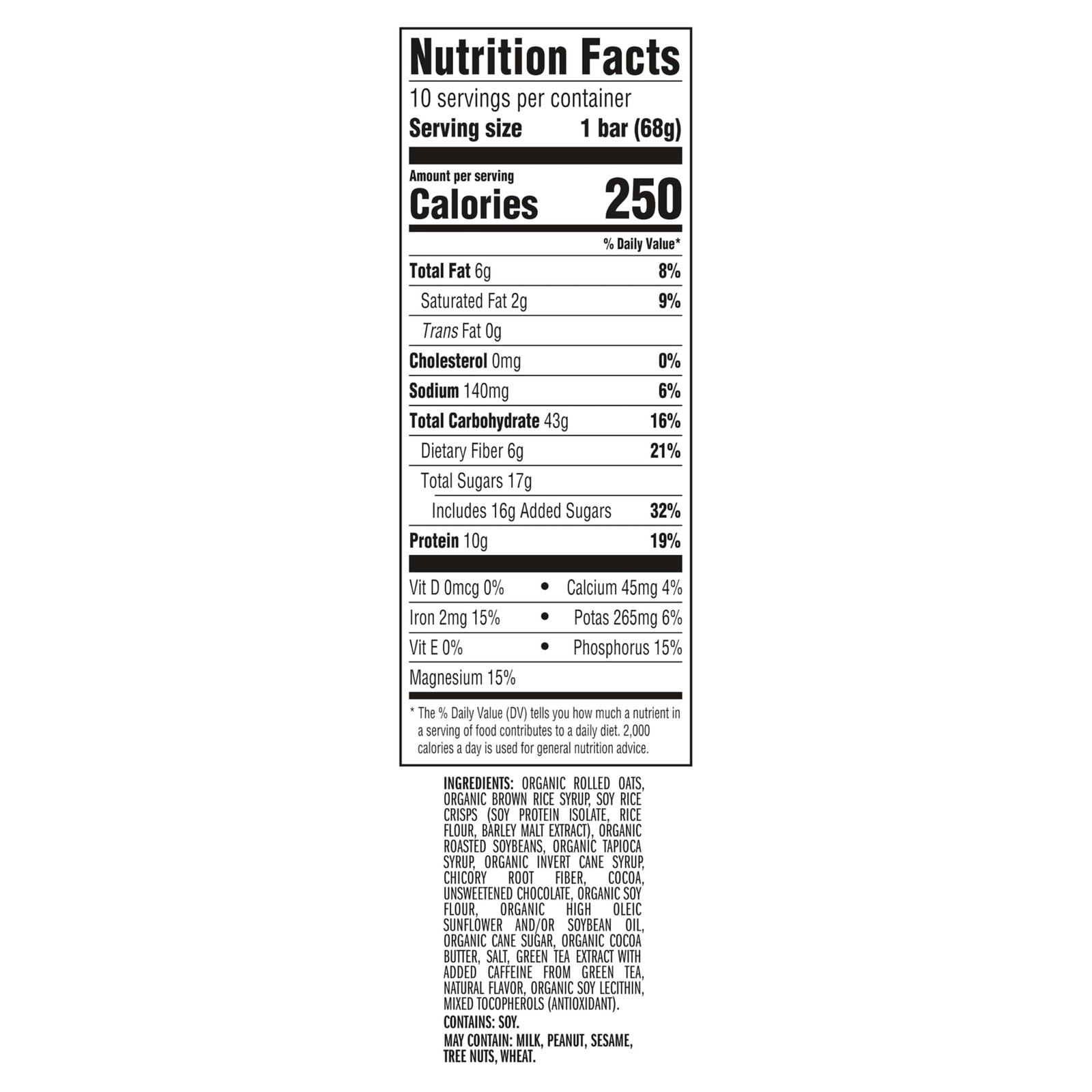 CLIF BAR – Energy Protein Bars – 10 Count (Pack of 1), Cool Mint Chocolate