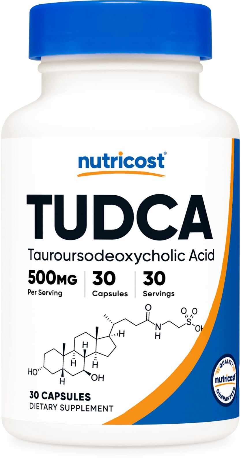 Nutricost Tudca 500mg, 30 Capsules (Tauroursodeoxycholic Acid) – Gluten Free