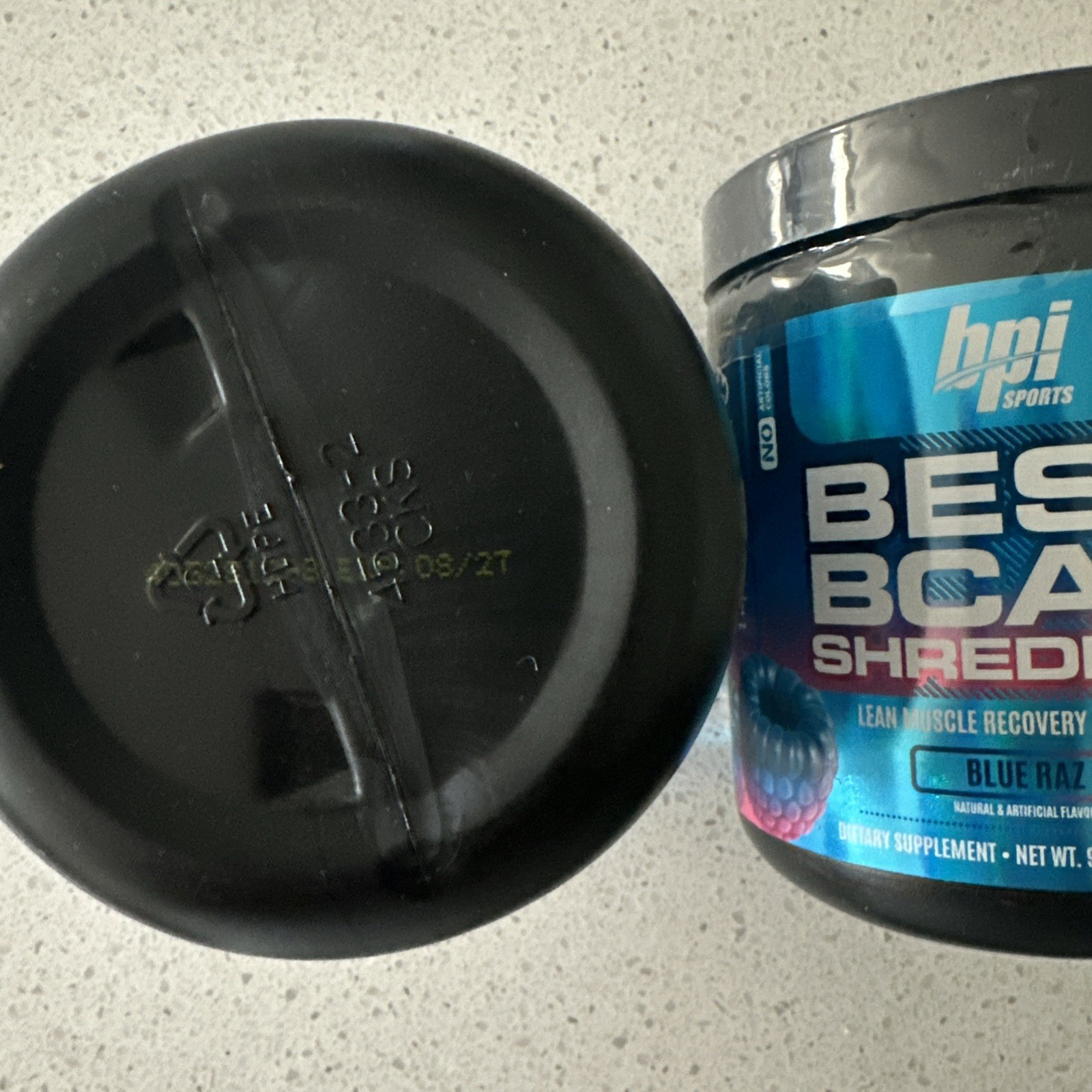 2 X BPI Sports Best BCAA Shredded 25 Servings Blue Raz 2 Containers BB 08/27