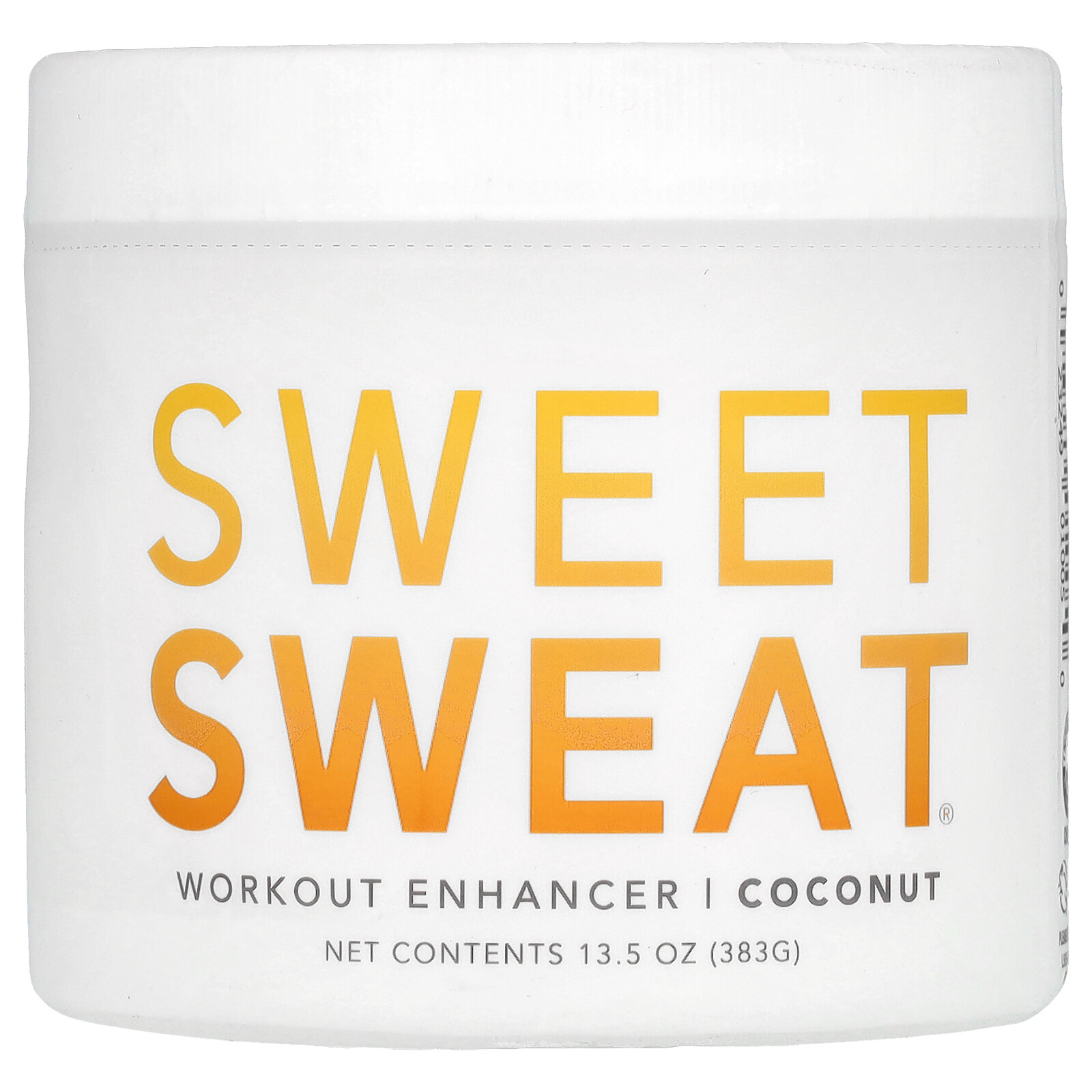 Sweet Sweat, Workout Enhancer, Coconut, 13.5 oz (383 g)
