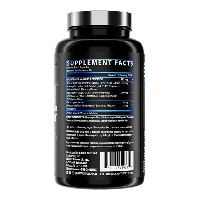 Anabol Nighttime Muscle Builder & Sleep Aid Anabolic Activator and Building