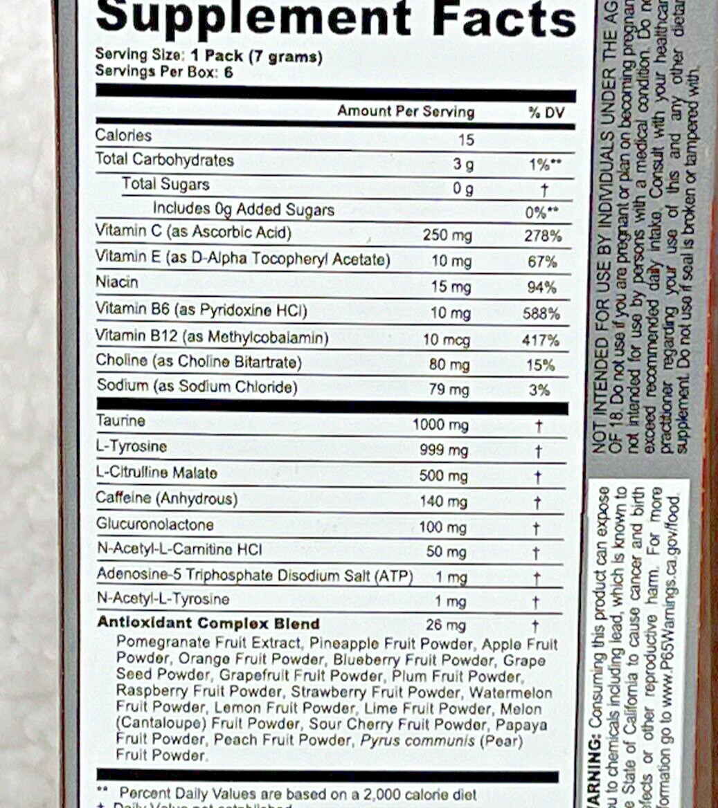 G Fuel Energy Formula Sticks Pomelo White Peach 2 Boxes – 6 Sticks Each 12/26