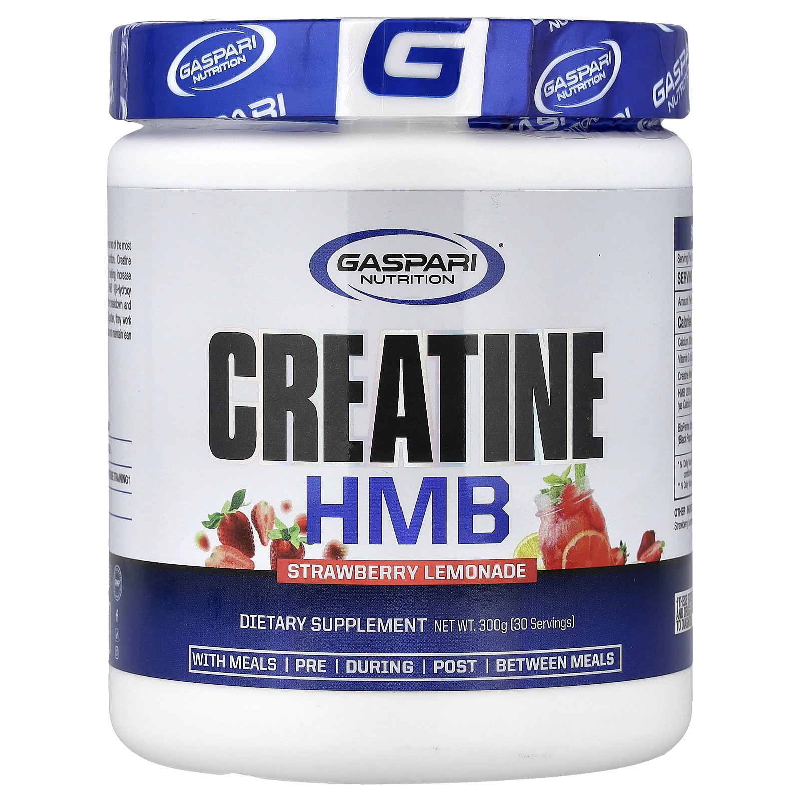 Creatine HMB, Strawberry Lemonade, 300 g