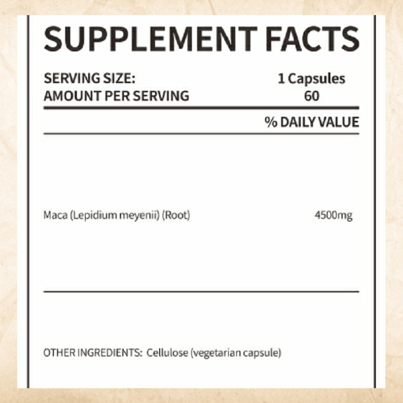 MACA REPRODUCTIVE HEALTH May Support Sexual Well-Being For Men and Women capsule