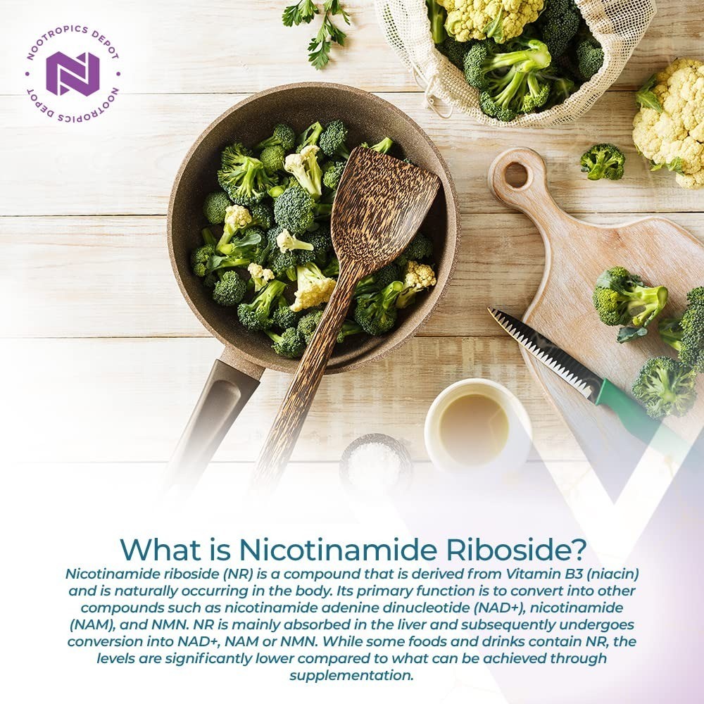 Nootropics Depot Nicotinamide Riboside Capsules 300mg 30 Count