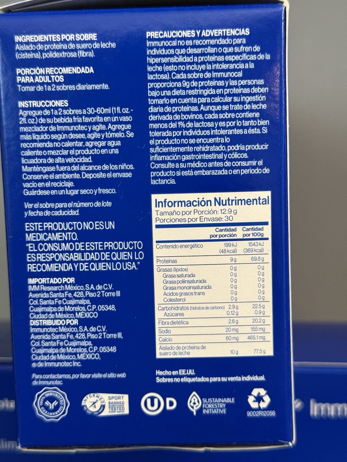 Immunocal Glutathione Precursor- Whey Protein Isolate Immune Support Master Ant