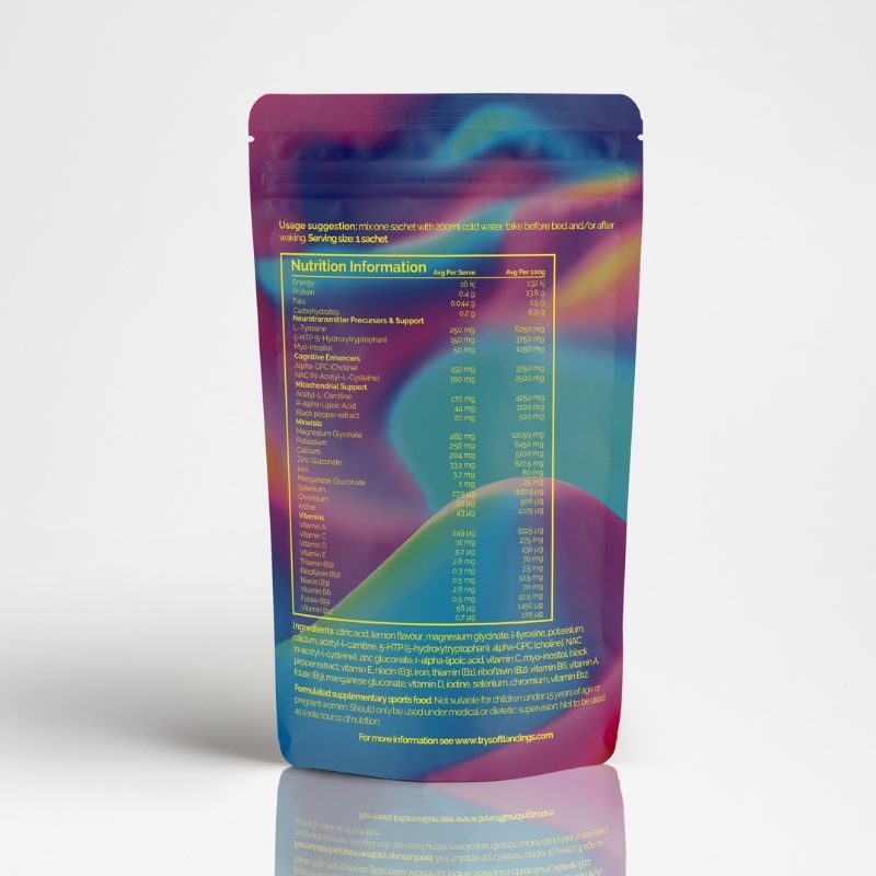 Soft Landings Post Party Recovery Drink Supplement Electrolyte Hydration Rave