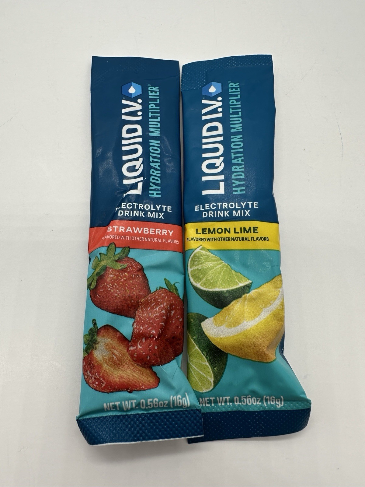 Liquid IV Strawberry/Lemon Lime Hydration Powdered Mix 19 packets EXP 03/2027