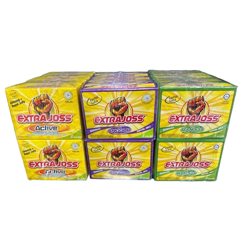 EXTRA JOSS Flavored Drink Base – 30 Boxes (180 SACHETS) HALAL & FREE SHIPPING