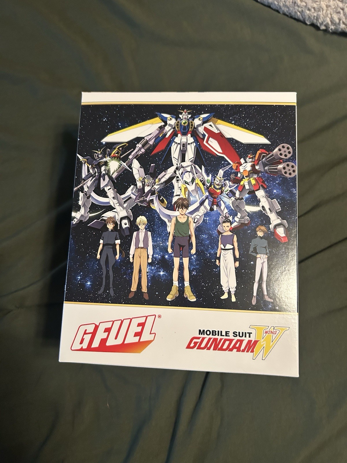 Gfuel Gundam Collector’s Box Shaker + Tub G FUEL