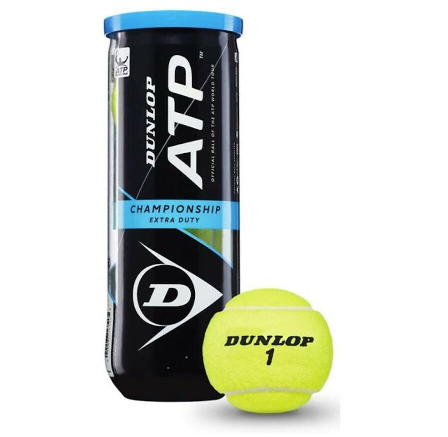 DUNLOP ATP Championship Extra Duty Tennis Balls (1 can = 3 balls) New & Sealed