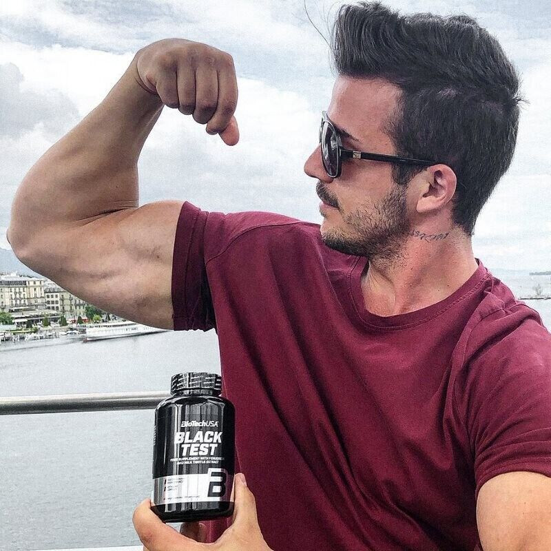 BLACK TEST 90 CAPSULES- Energy, libido, Testo Support, regeneration, muscle mass