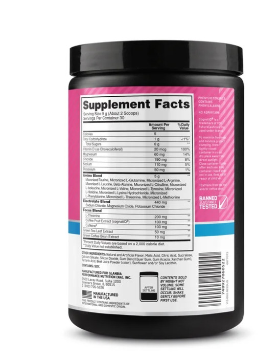 Optimum Nutrition Amino Energy Hydration Focus Watermelon 30 Servings