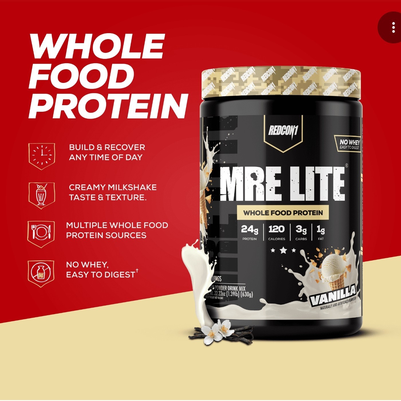 Redcon1 MRE LITE 3 lb (30 Servings) Meal Replace Hostess Twinkies Colab Flavor