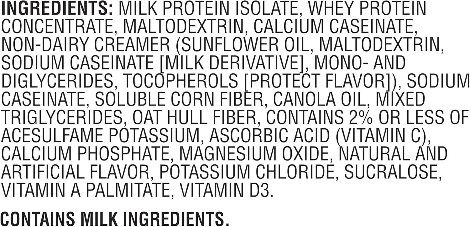 Muscle Milk Genuine Protein Powder, Vanilla Crème, 1.93 Pounds, 12 Servings, 32G