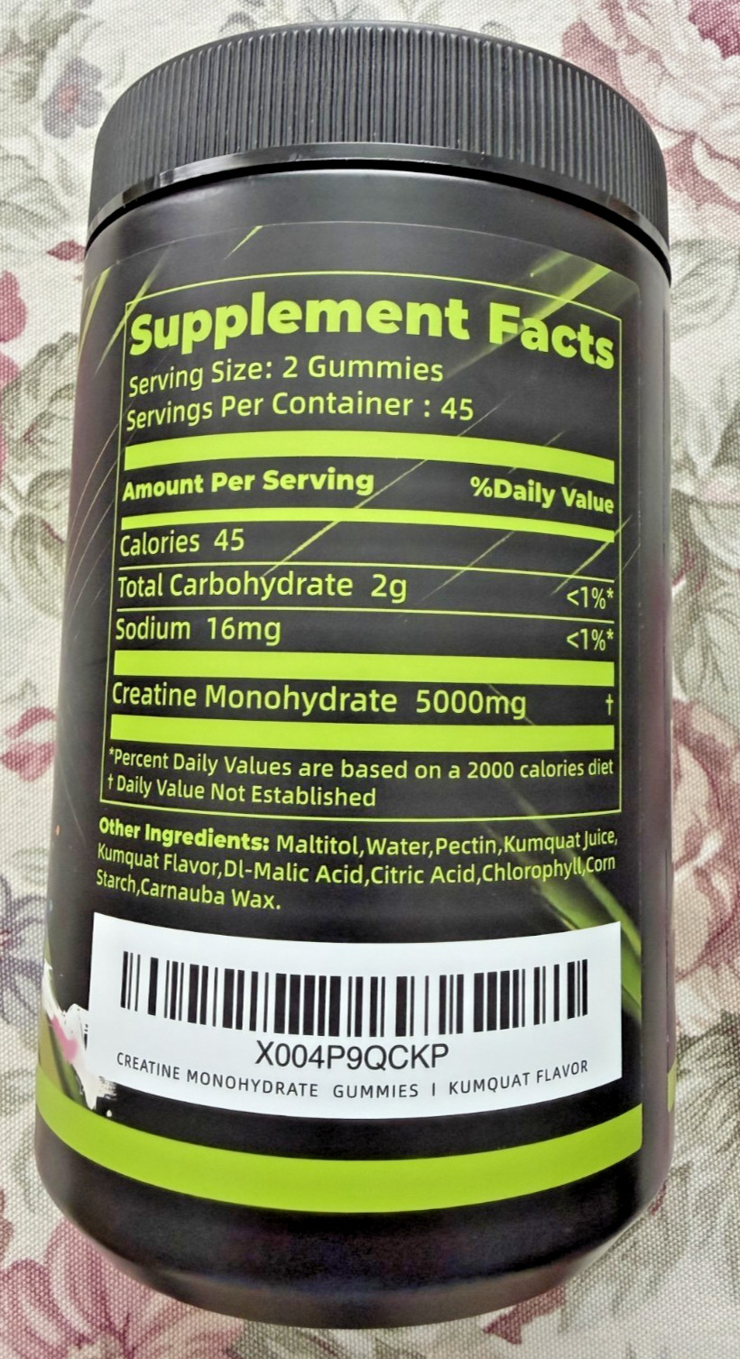 Parhaat NSF Certified Creatine Gummy – Creatine Monohydrate Gummies 5g