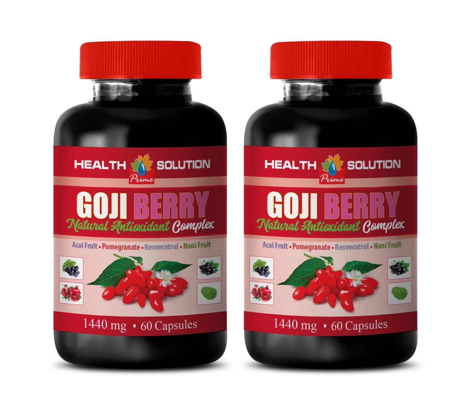 weight loss supplement – GOJI BERRY 40% EXTRACT – anti inflammatory 2 Bottles