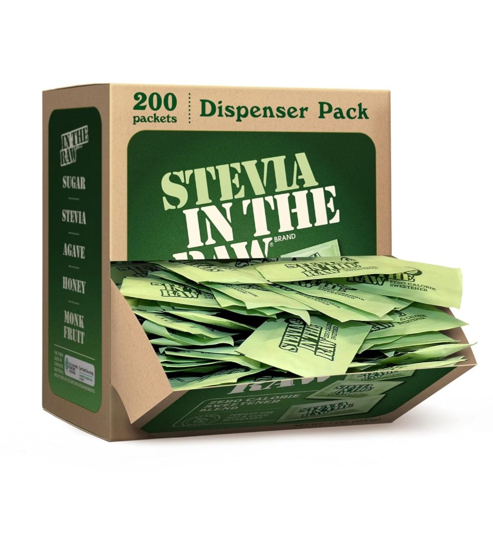 Stevia In The Raw Sweetener Packets 200 Ct Box 200 Count (Pack of 1) BB 12/27
