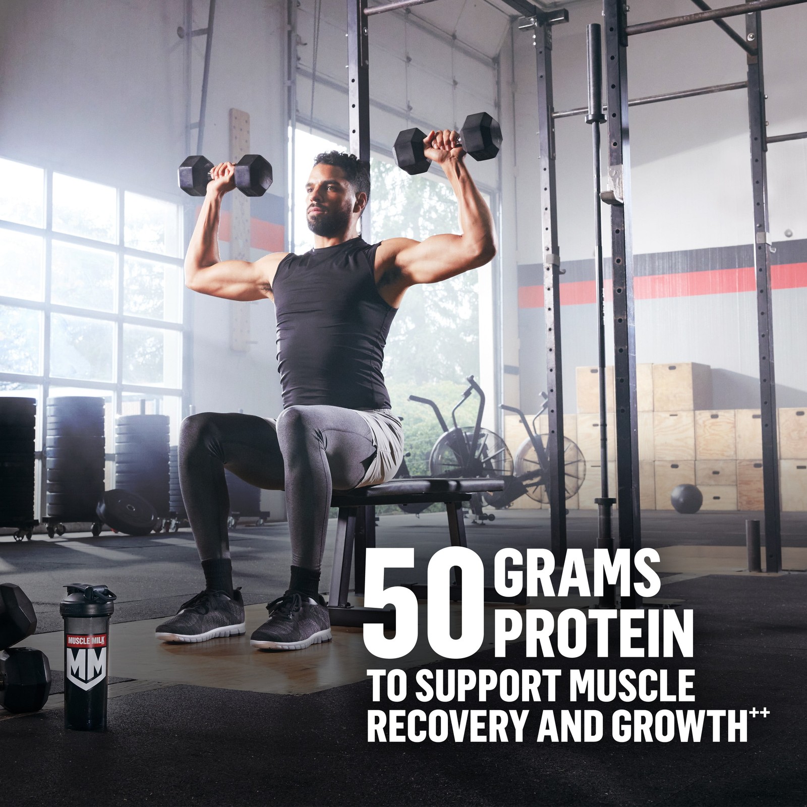 Muscle Milk Pro Series Protein Powder Supplement, Knockout Chocolate, 2 Pound