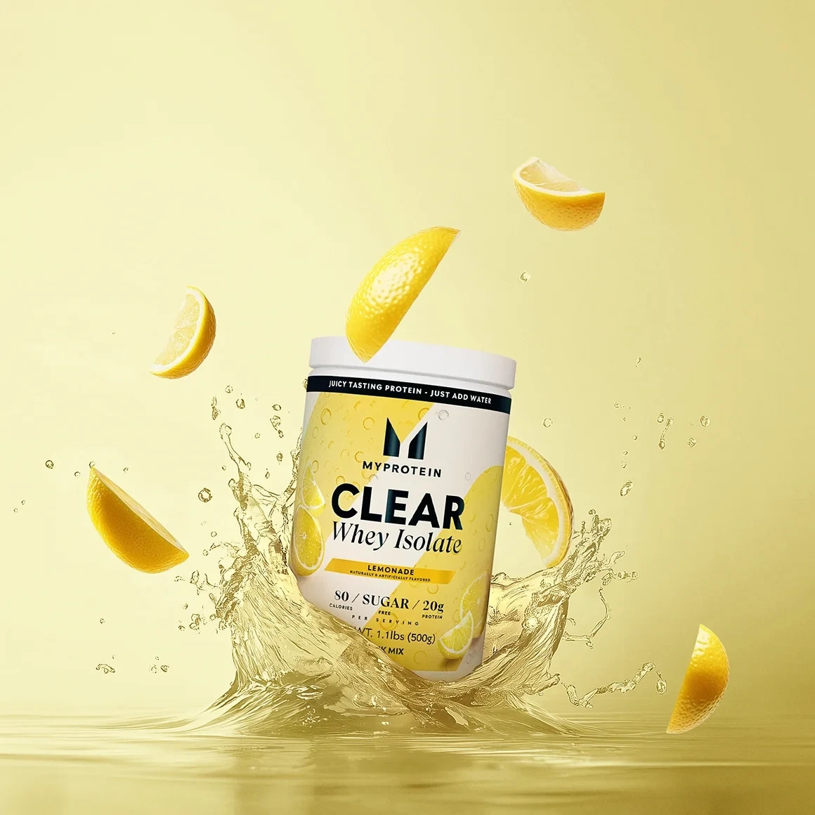 2 Packs Myprotein Clear Whey Protein Isolate Powder, Lemonade, 20 Servings