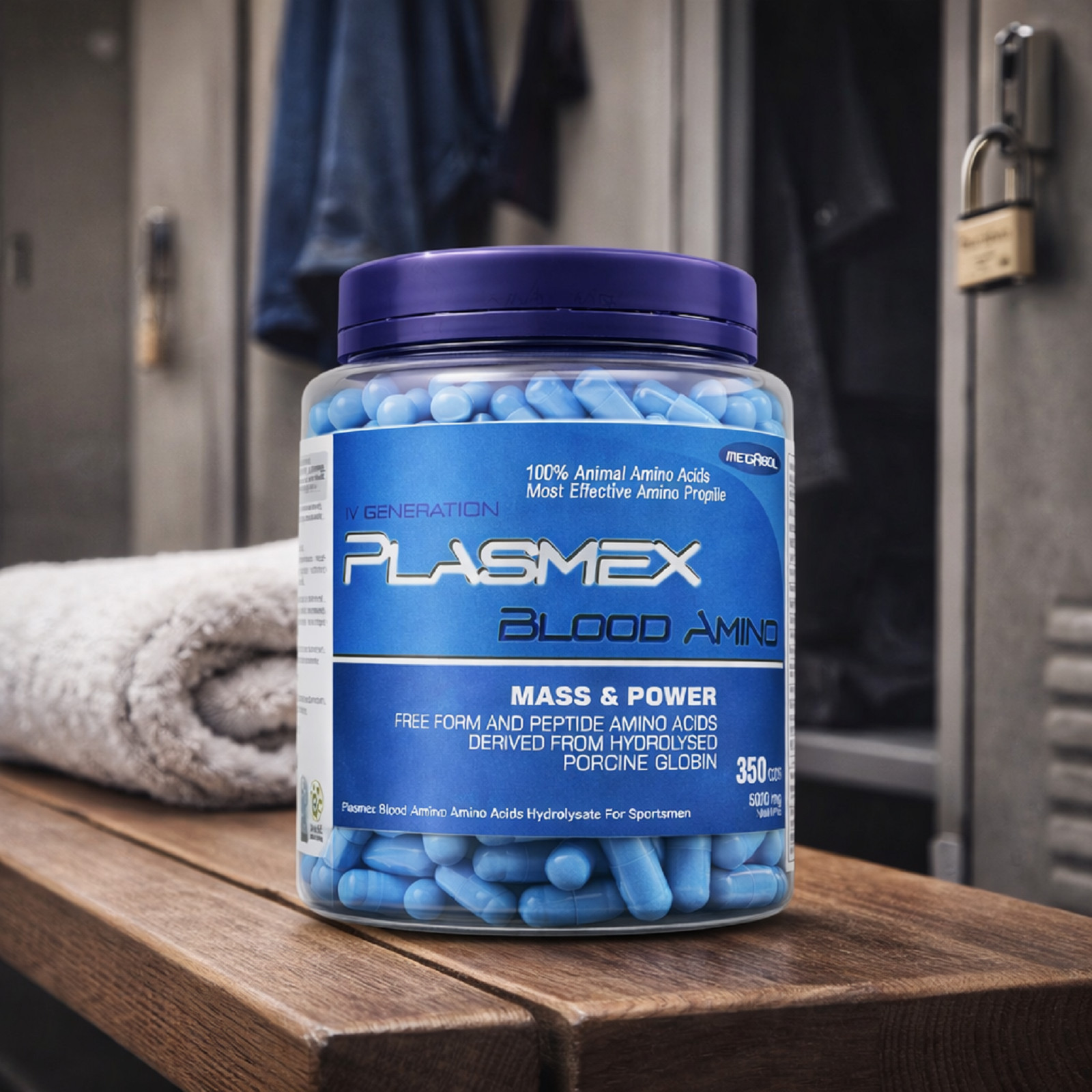 PLASMEX 350 Capsules Anabolic Amino Acids BCAA – Mass & Power – Muscle Growth