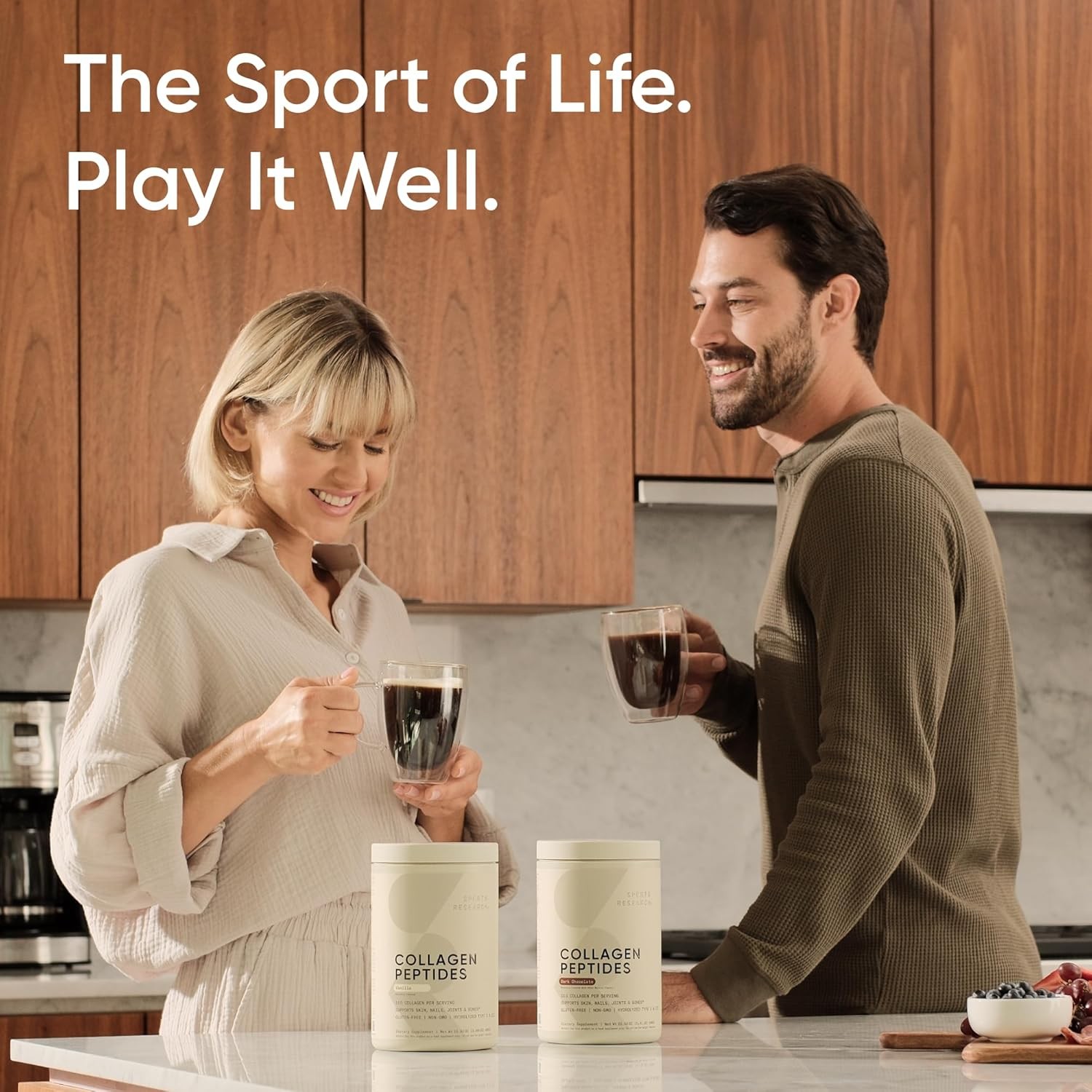 Sports Research Collagen Peptides – Hydrolyzed Type 1 & 3 Collagen Powder Protei