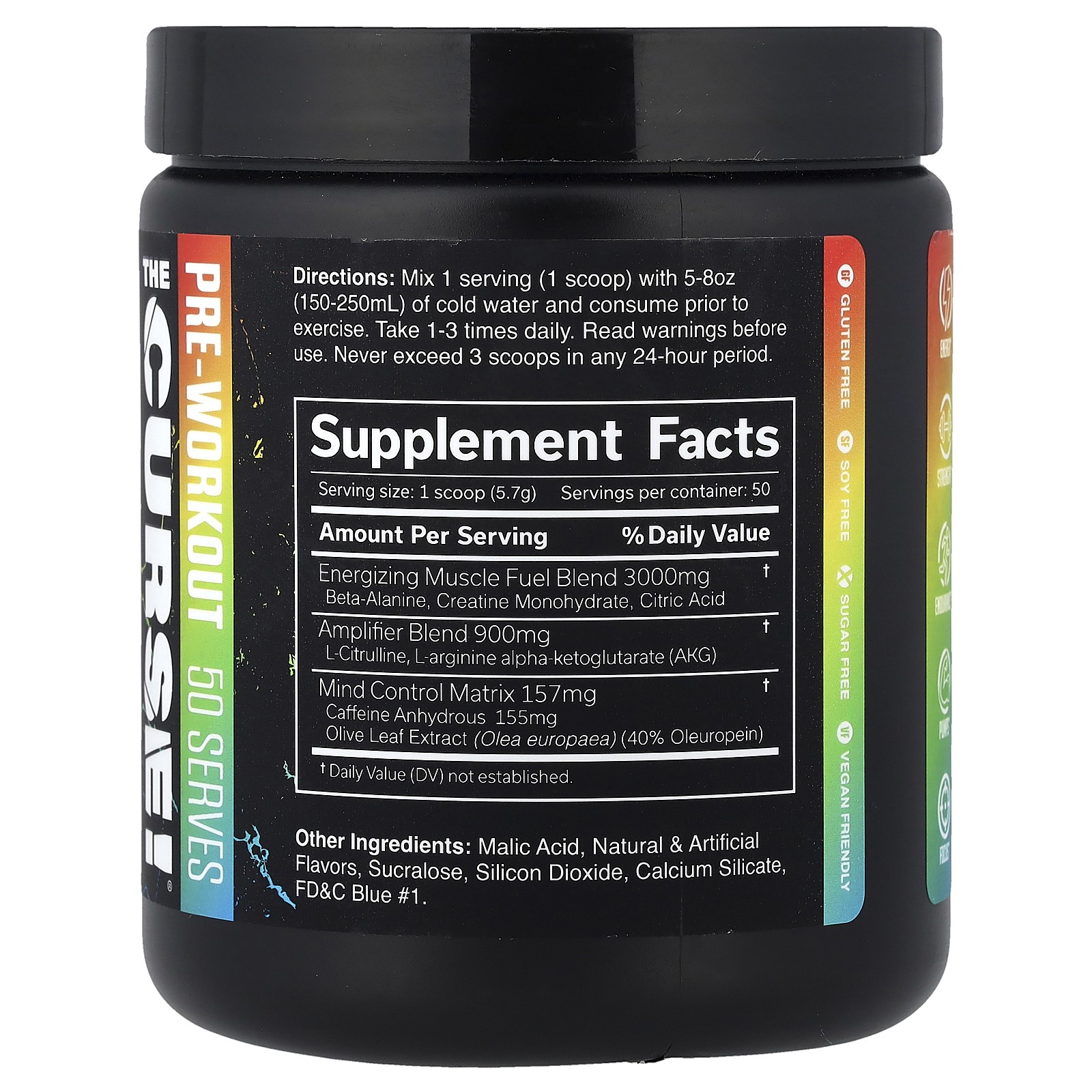 The Curse!®, Pre-Workout, Sour Candy, 8.8 oz (250 g)
