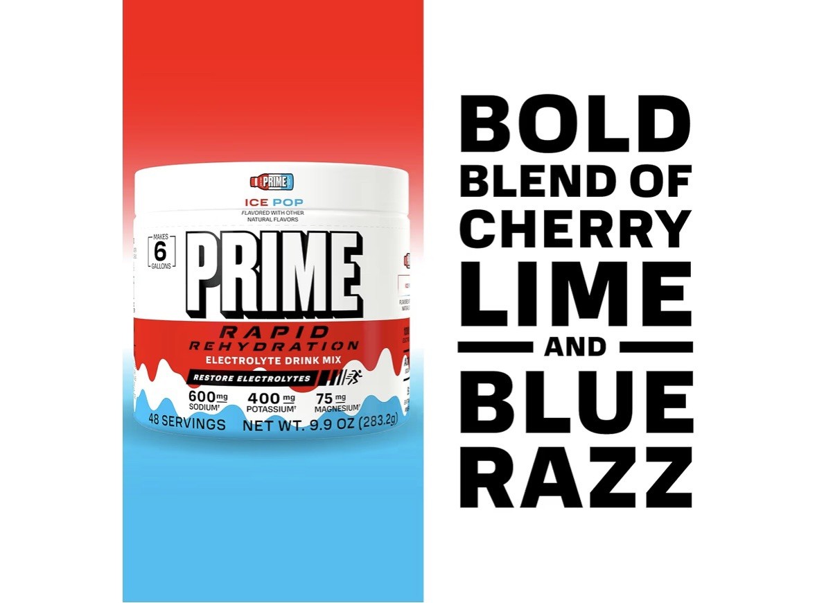 Prime Rapid Hydration Electrolyte Powder – Sugar Free Hydration Drink Mix