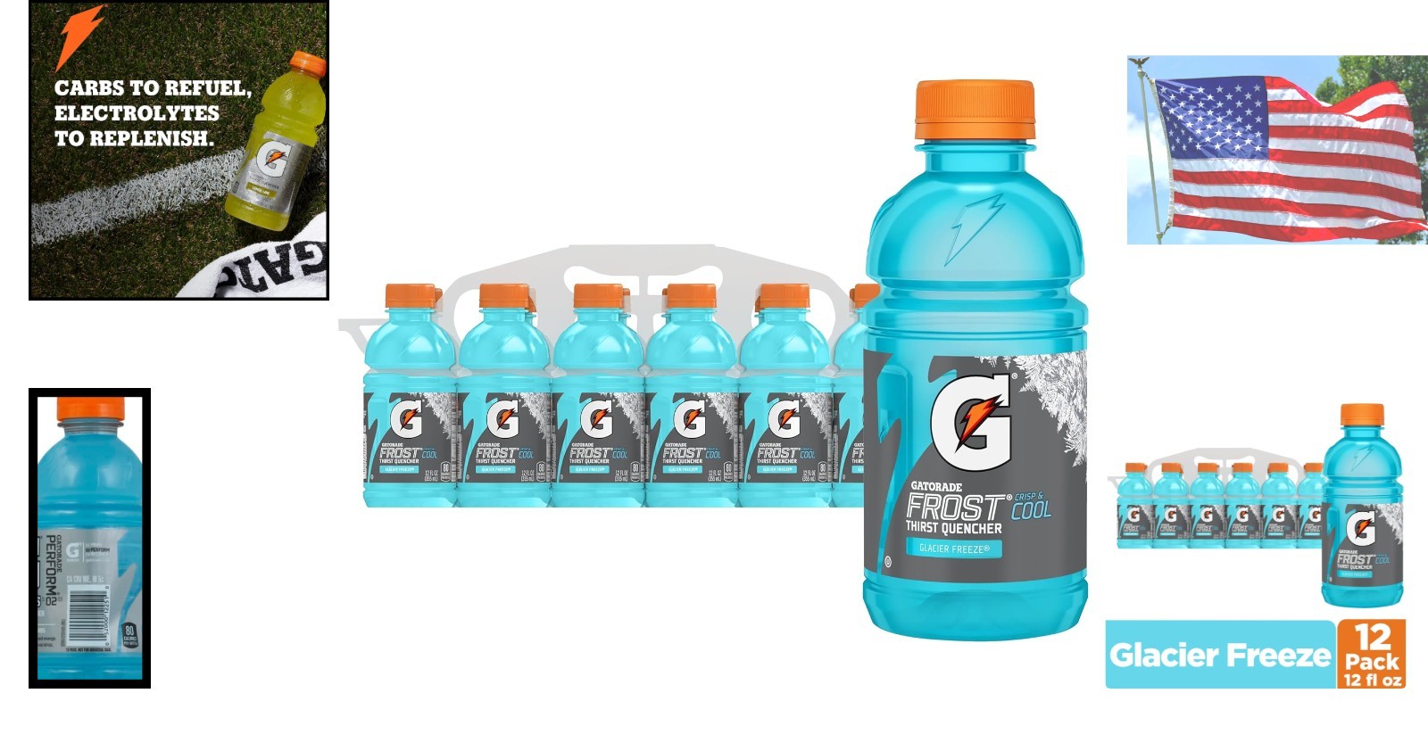 Stay Hydrated with Thirst Quencher Frost Glacier Freeze – 12 Bottles of 12 Fl Oz