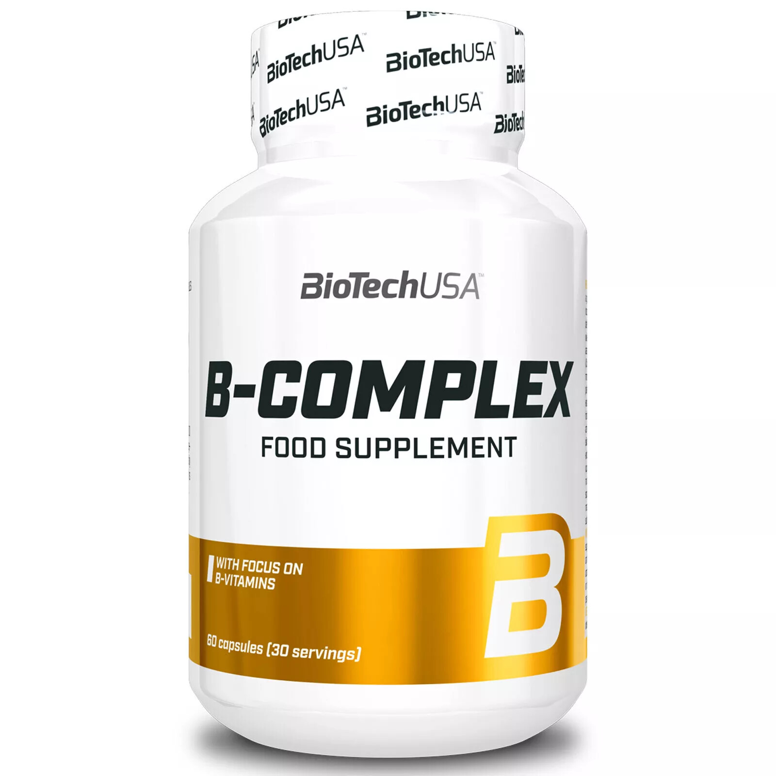 B-COMPLEX 60-240 capsules – 12 vitamins 4 minerals 3 herbs Gluten & Lactose-free