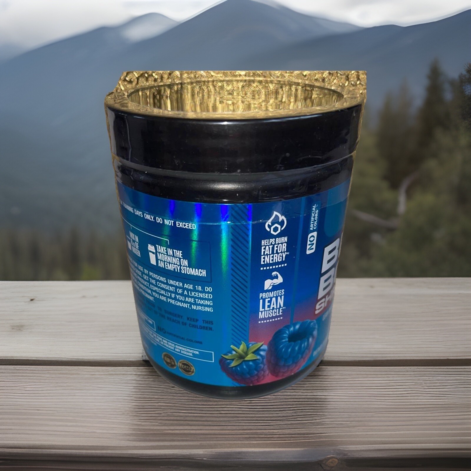 BPI Sports Best BCAA Shredded Caffeine-Free Blue Raz 9.7oz EXP 08-2027