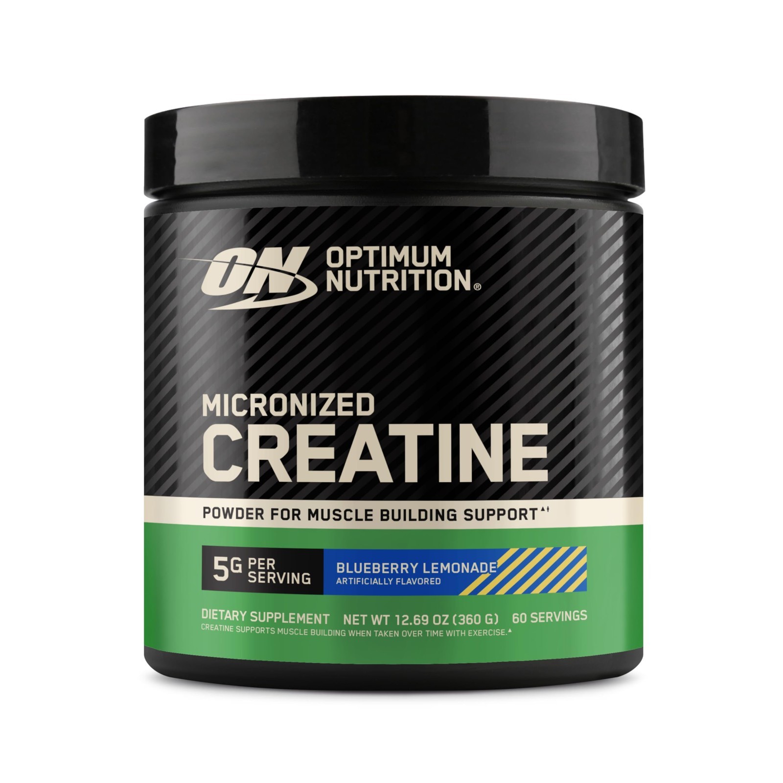 Micronized Creatine Monohydrate Powder, 5g per Serving, Strength & Recovery, 60