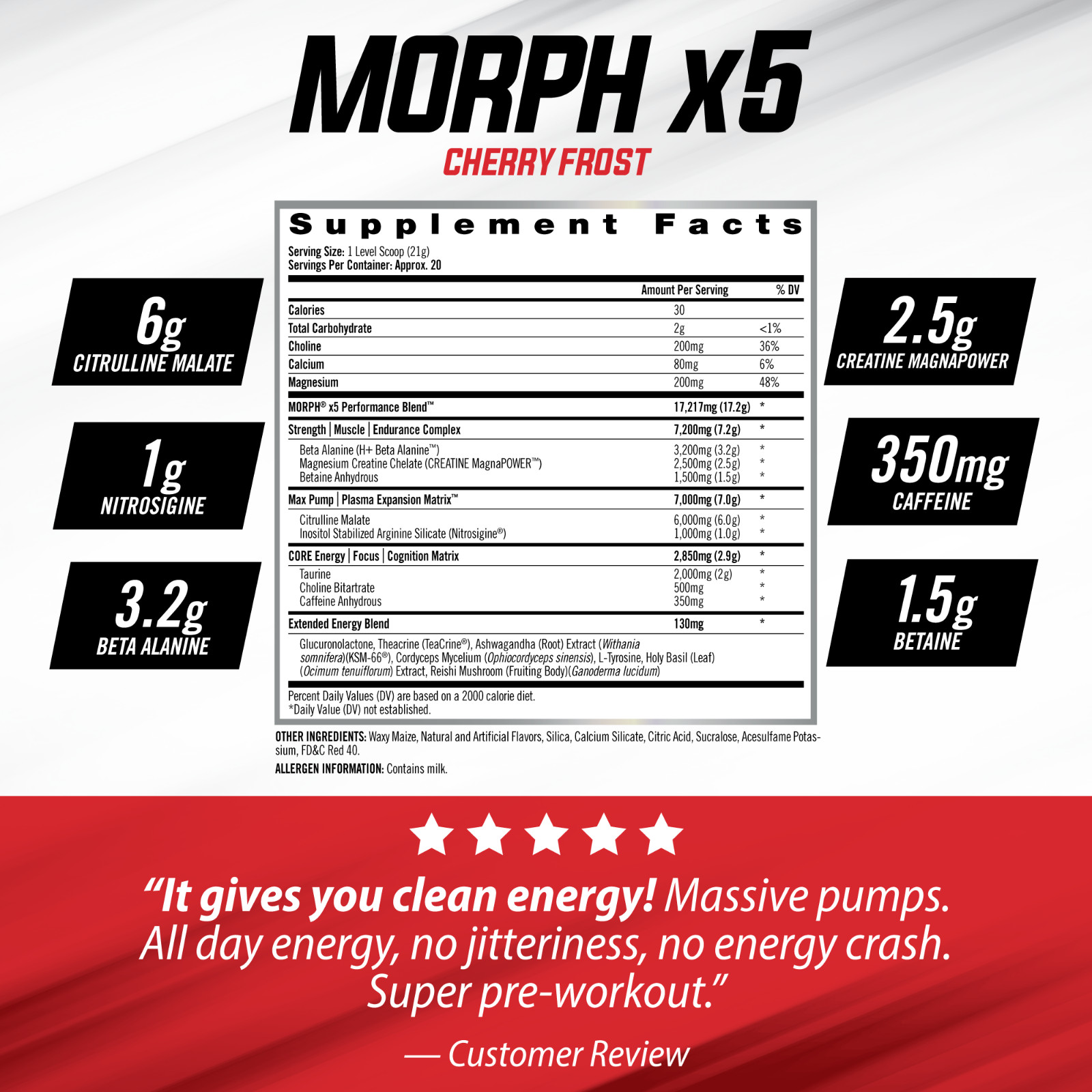 iSatori Men’s Performance Stack – Whey Choc, Morph X5, Amino-Gro Lemonade