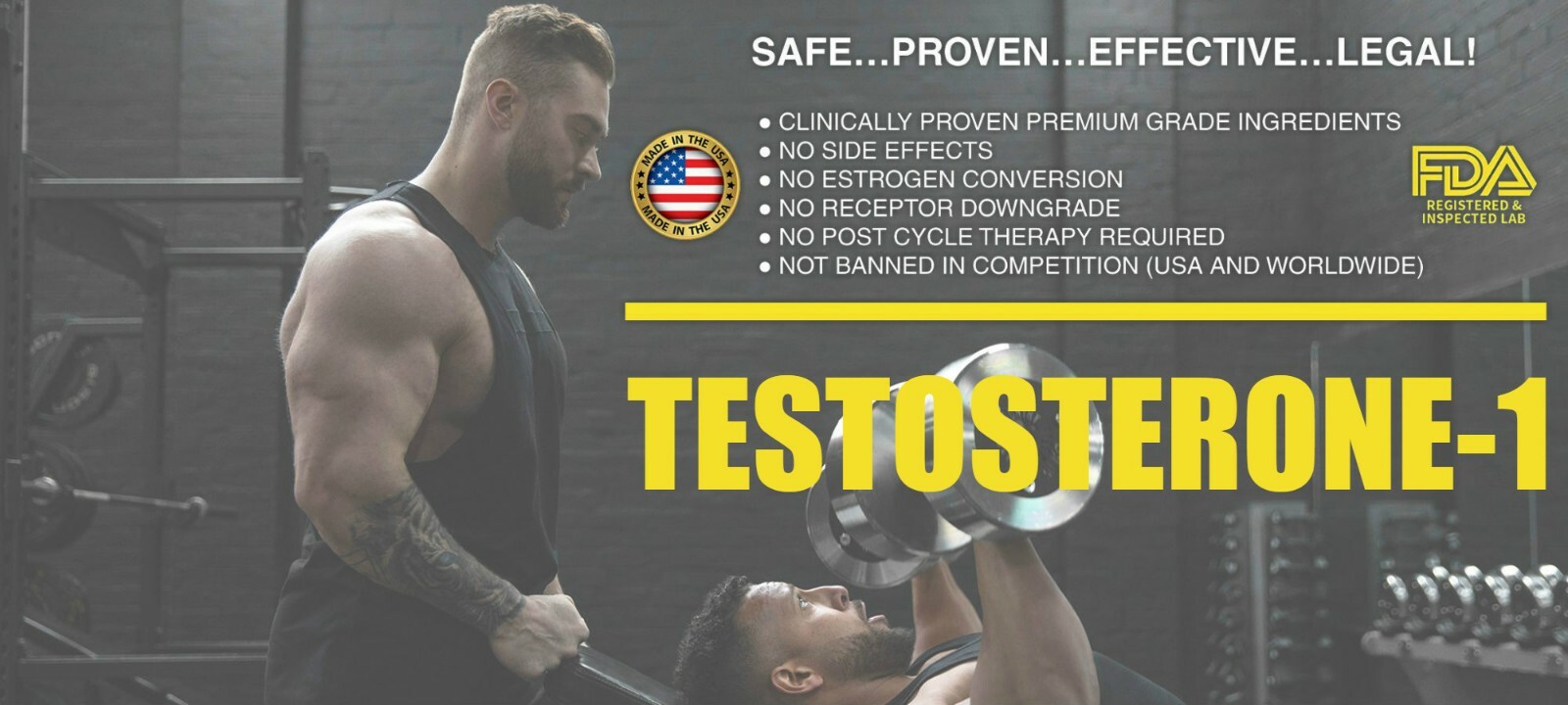 TESTOSTERONE Booster For Men with EstroBlock – 3 Bottle Special + FREE Shipping