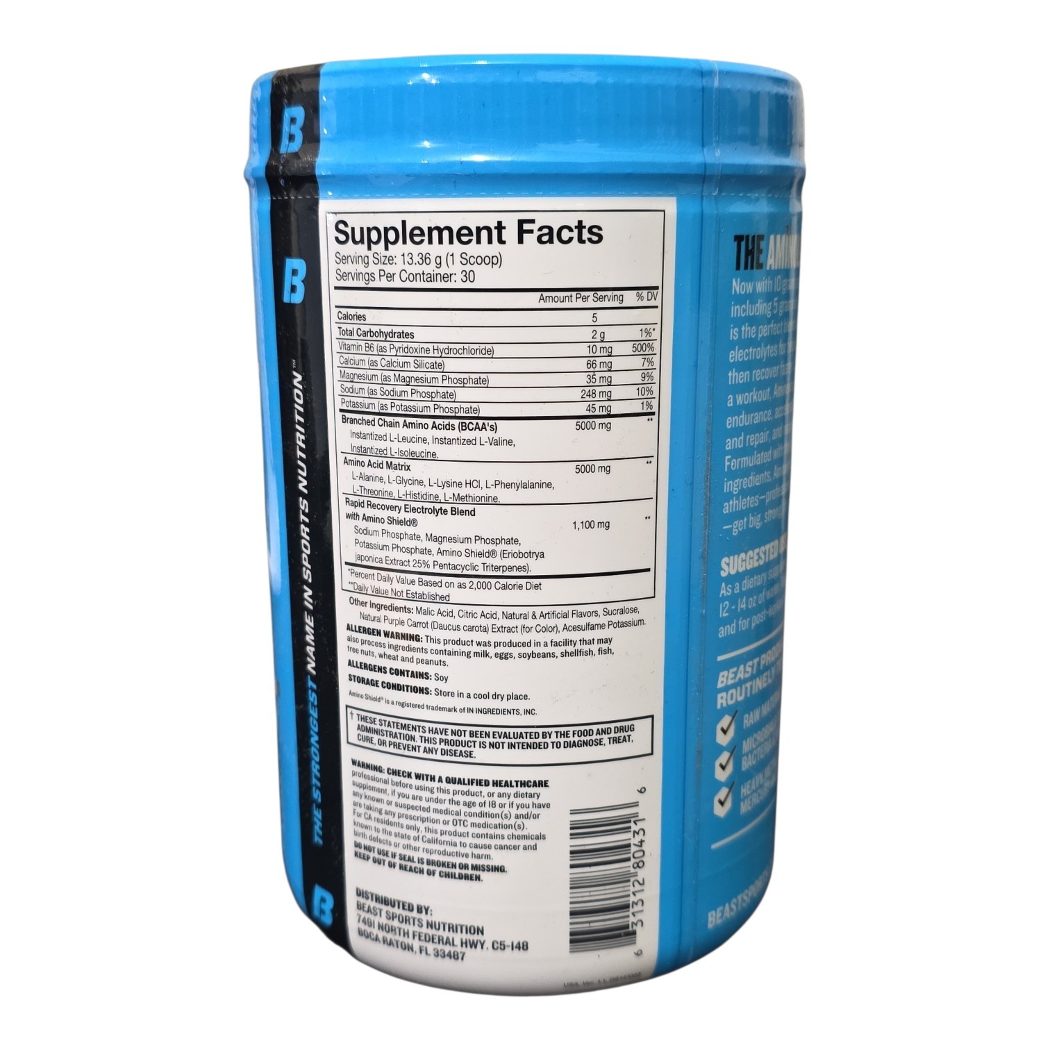 Beast Sports Nutrition Aminolytes Beast Punch