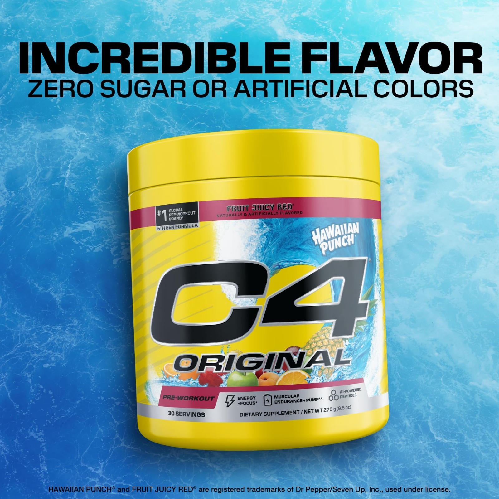 Pre Workout Powder 200mg Caffeine – Energy Boost, 25 Servings, Fitness Fuel