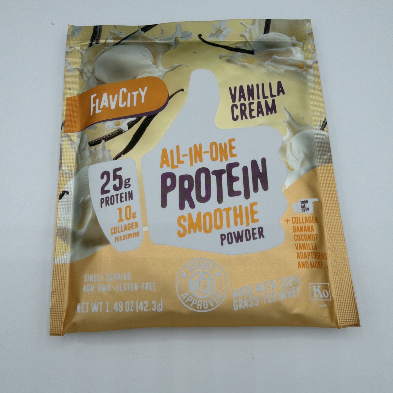 FlavCity All In One ProteinSmoothie Powder Variety Flavors Travel ON GO 5 Pkgs