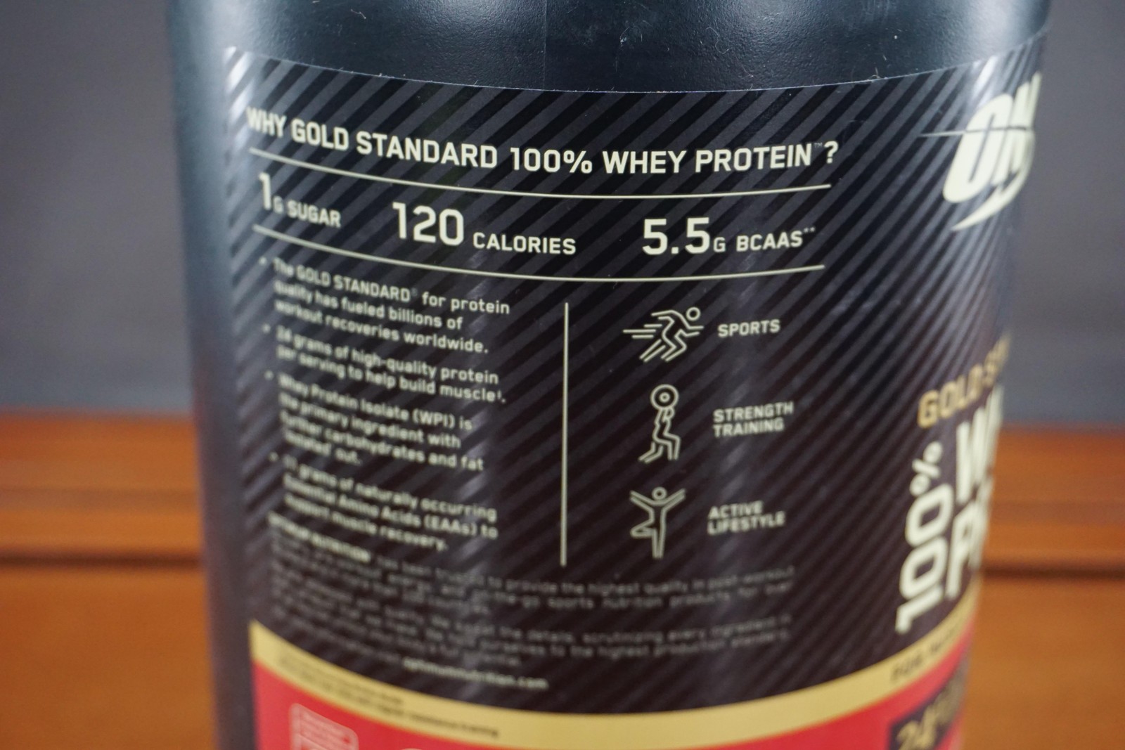 Optimum Nutrition Gold Standard 100% Whey Protein 24.05 Oz Vanilla Ice Cream