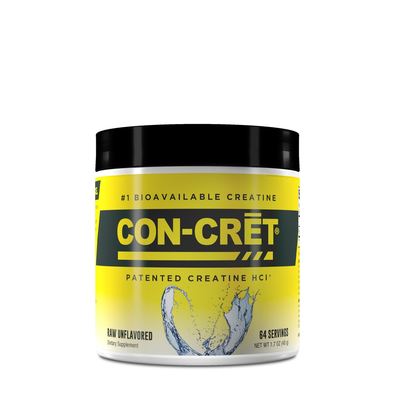 Patented Creatine HCl® Powder – Unflavored (64 Servings)