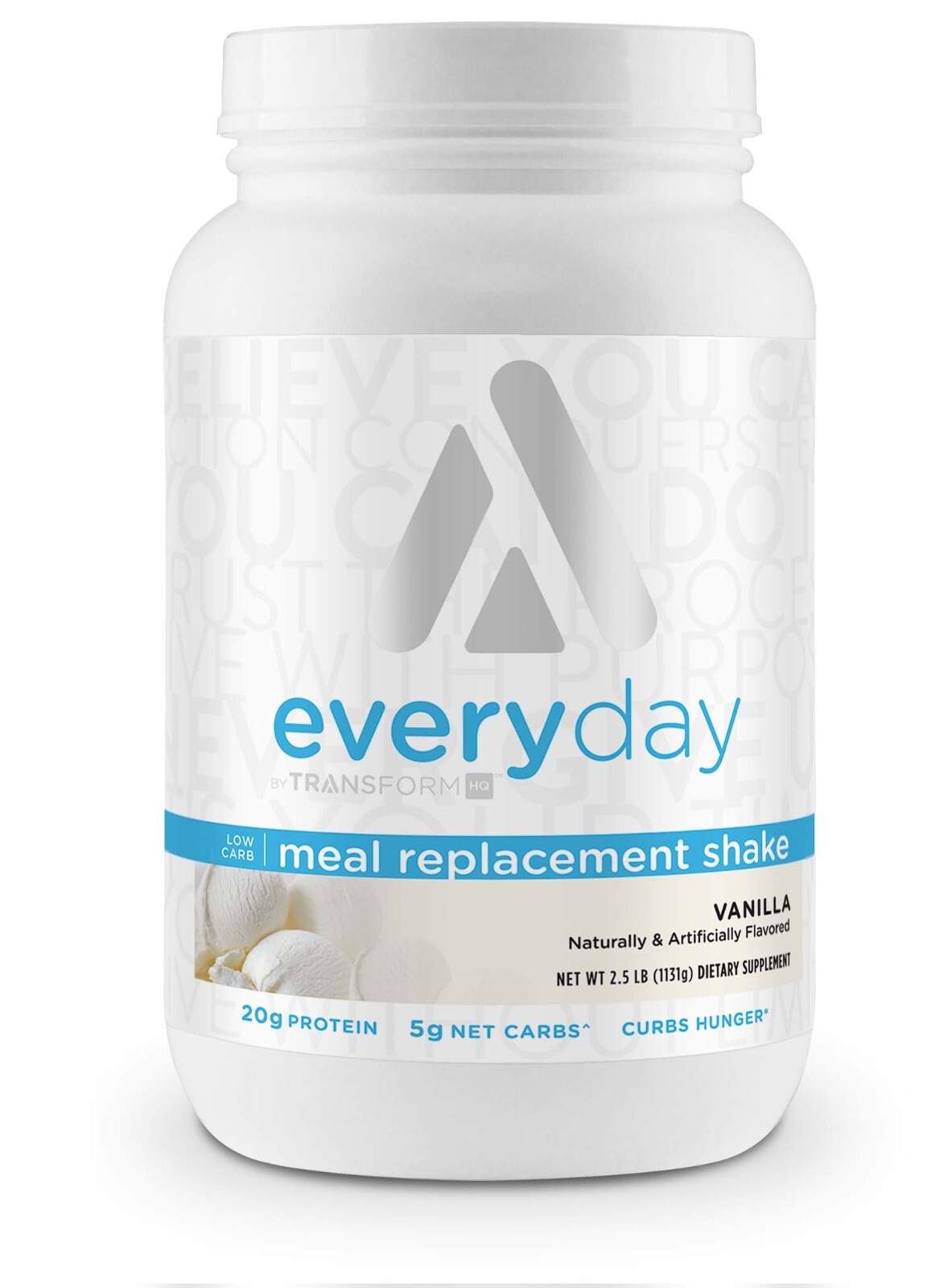 TransformHQ Meal Replacement Shake Powder 28 Servings (Vanilla) – Gluten Free
