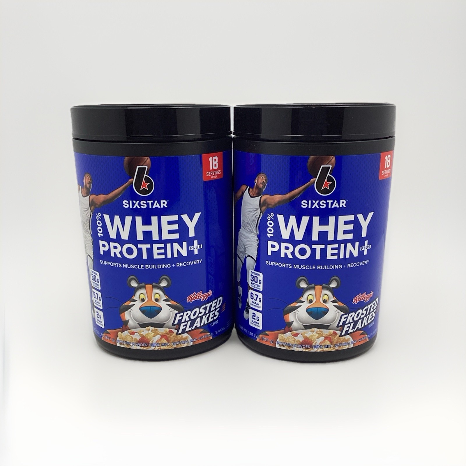 2X SIXSTAR 100% WHEY PROTEIN PLUS FROSTED FLAKES 1.81 LBS EA EXP 01/2027+