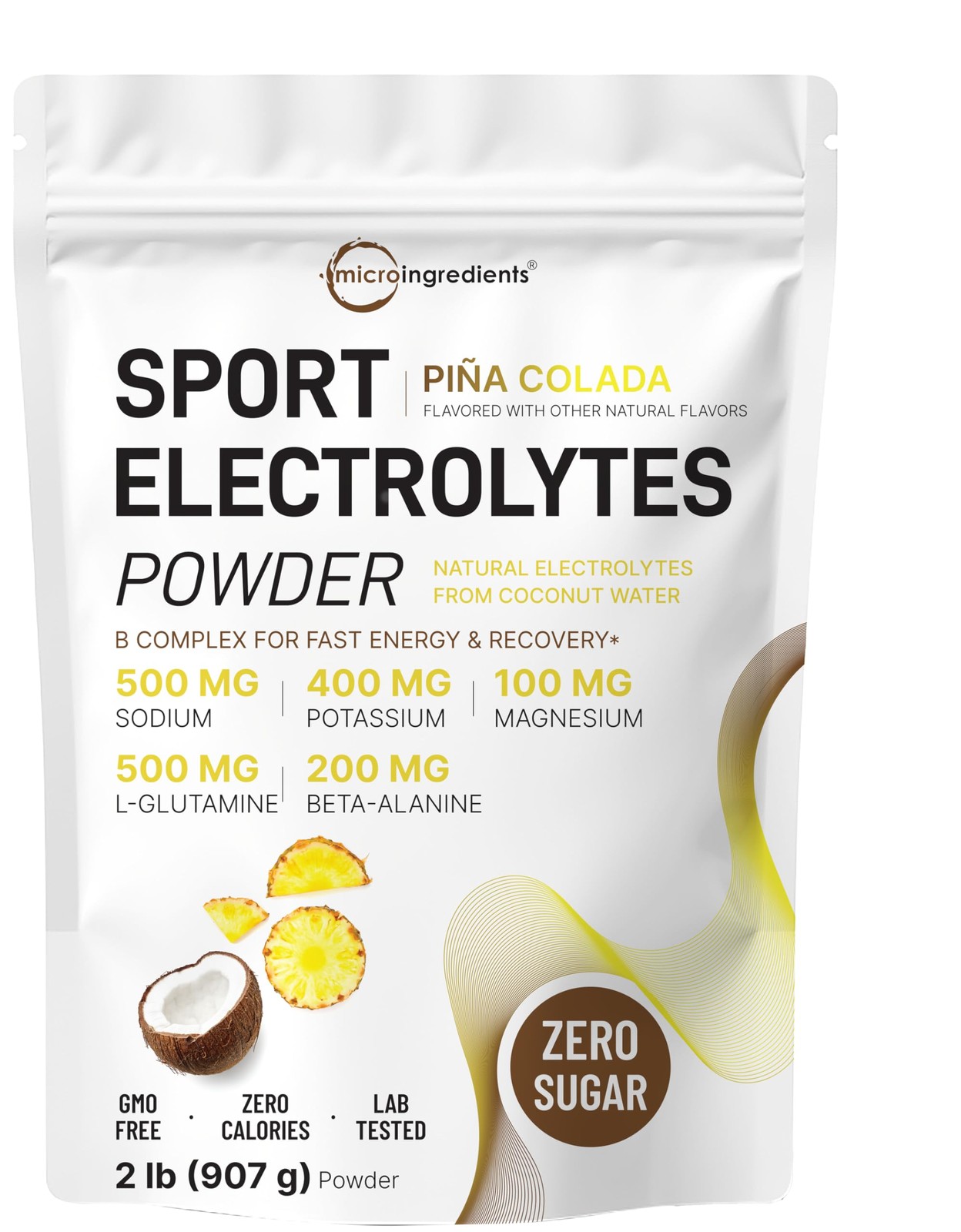 Micro Ingredients Electrolytes Powder, 2 lbs | 95 Servings | Sugar Free Workout
