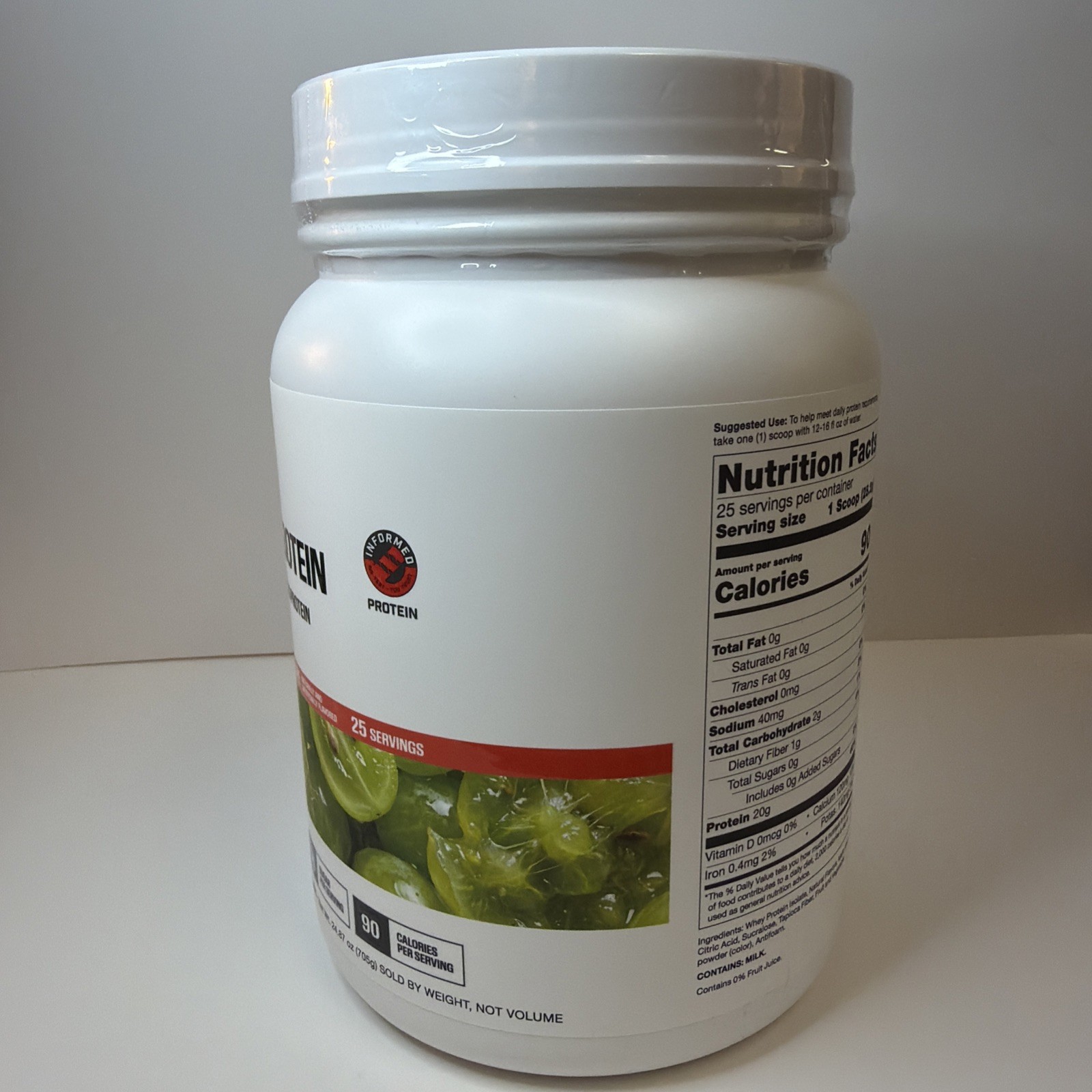 Raw Nutrition Clear Whey Protein – Cotton Candy Grape – Brand New – 25 Servings