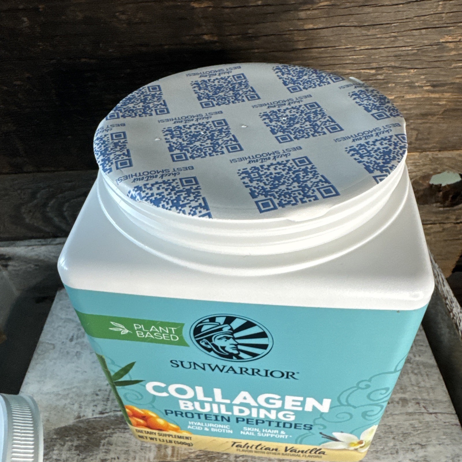Sunwarrior Collagen Protein Powder w/ Biotin Tahitian Vanilla Flavor 1.1 lb |$75