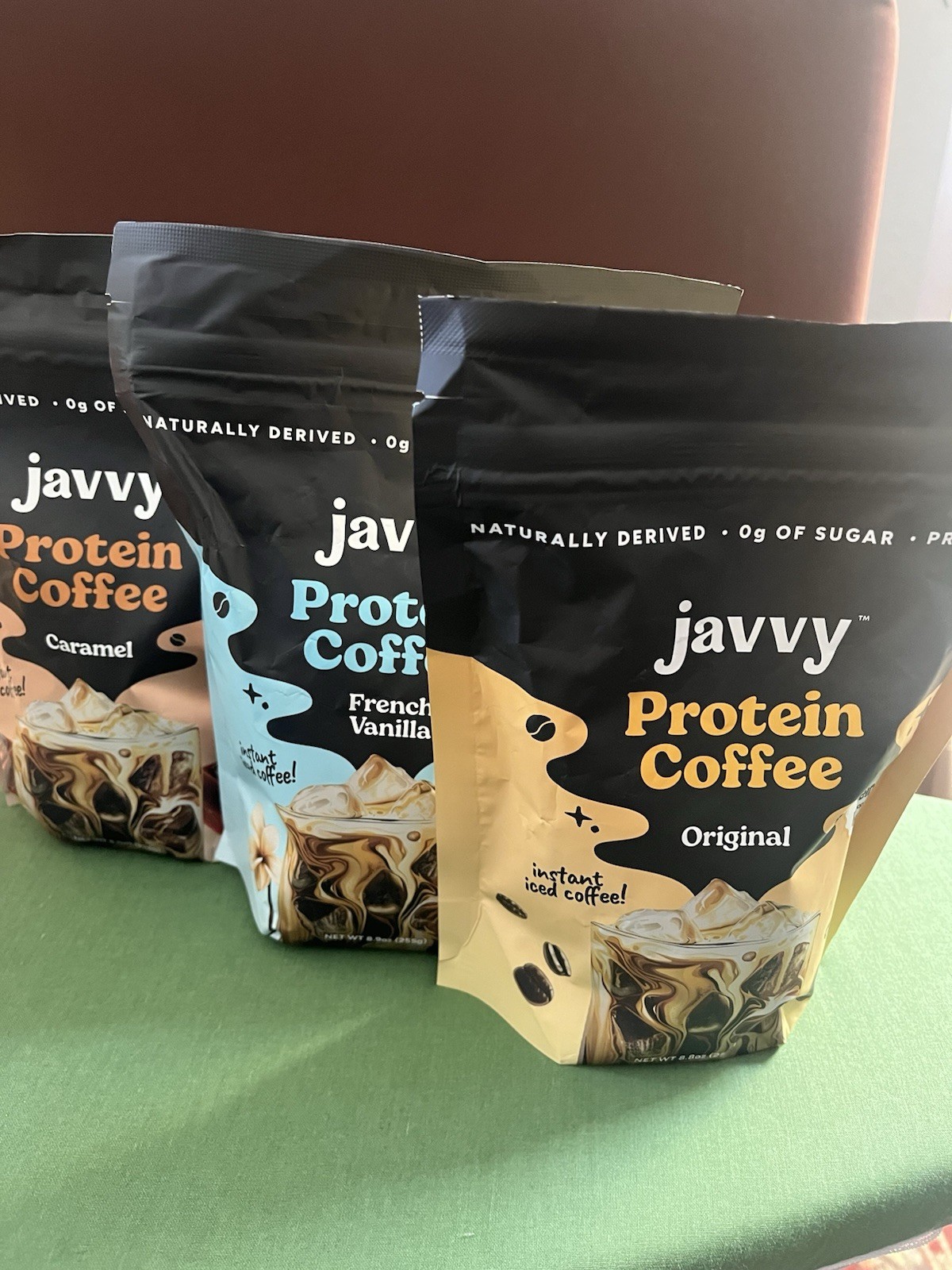 ✨(3) Variety Javvy Caramel, Orig & Vanilla Protein & Instant Iced Coffees ☕️
